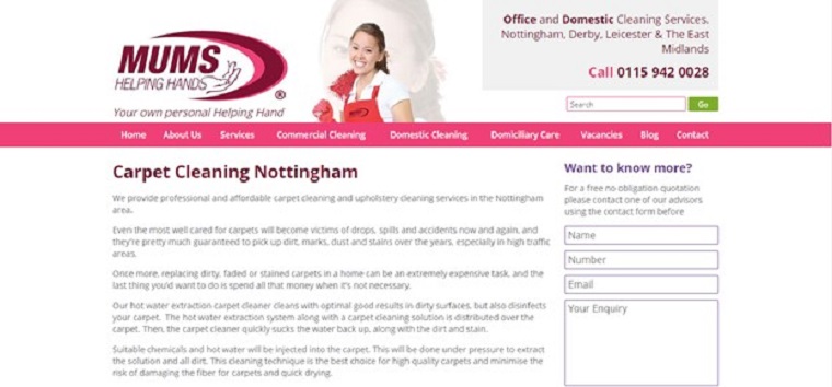 Best Carpet Cleaning Nottingham | Mums Helping Hands