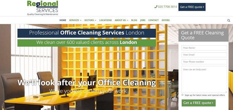 Best Cleaning Service London | Regional Services