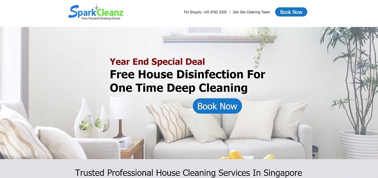 Best Cleaning Service Singapore | SparkCleanz