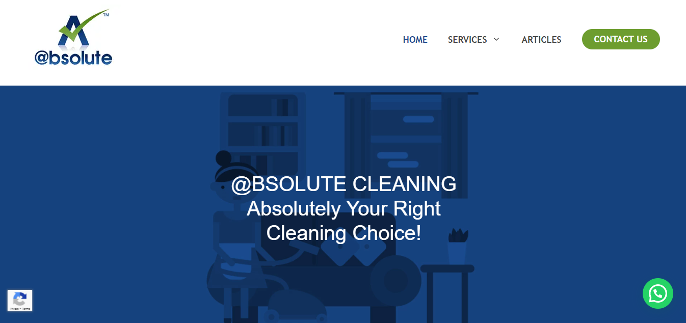 Absolute Cleaning's Homepage