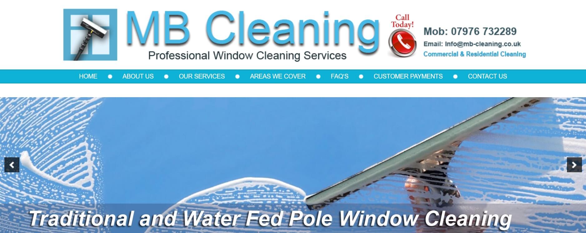 MB Cleaning Homepage