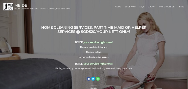 Best Cleaning Service Singapore | MEIDE