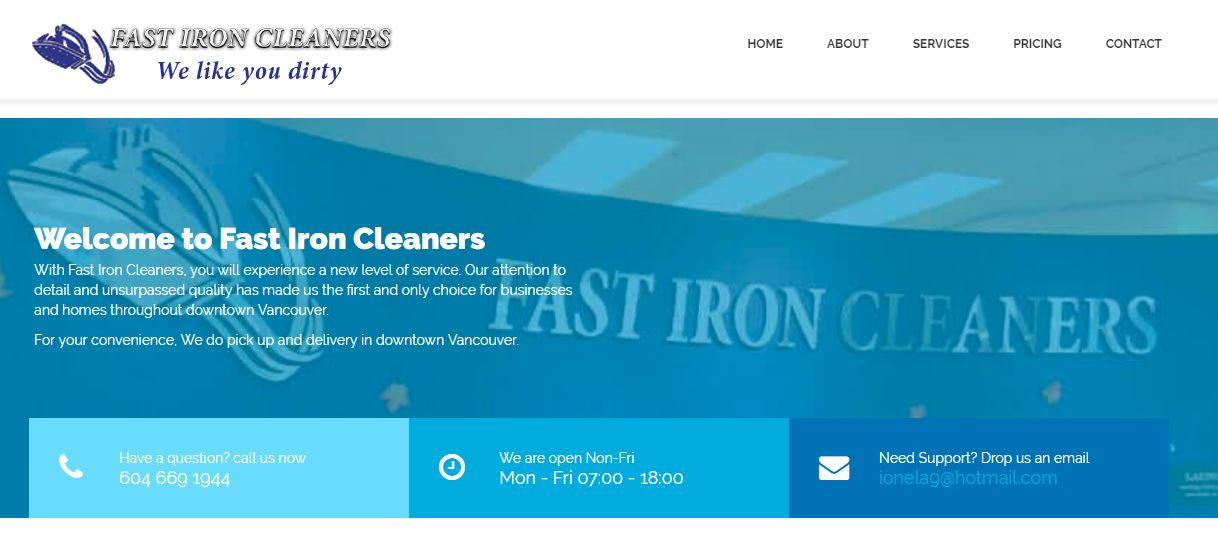 best dry cleaners vancouver - fast iron cleaners