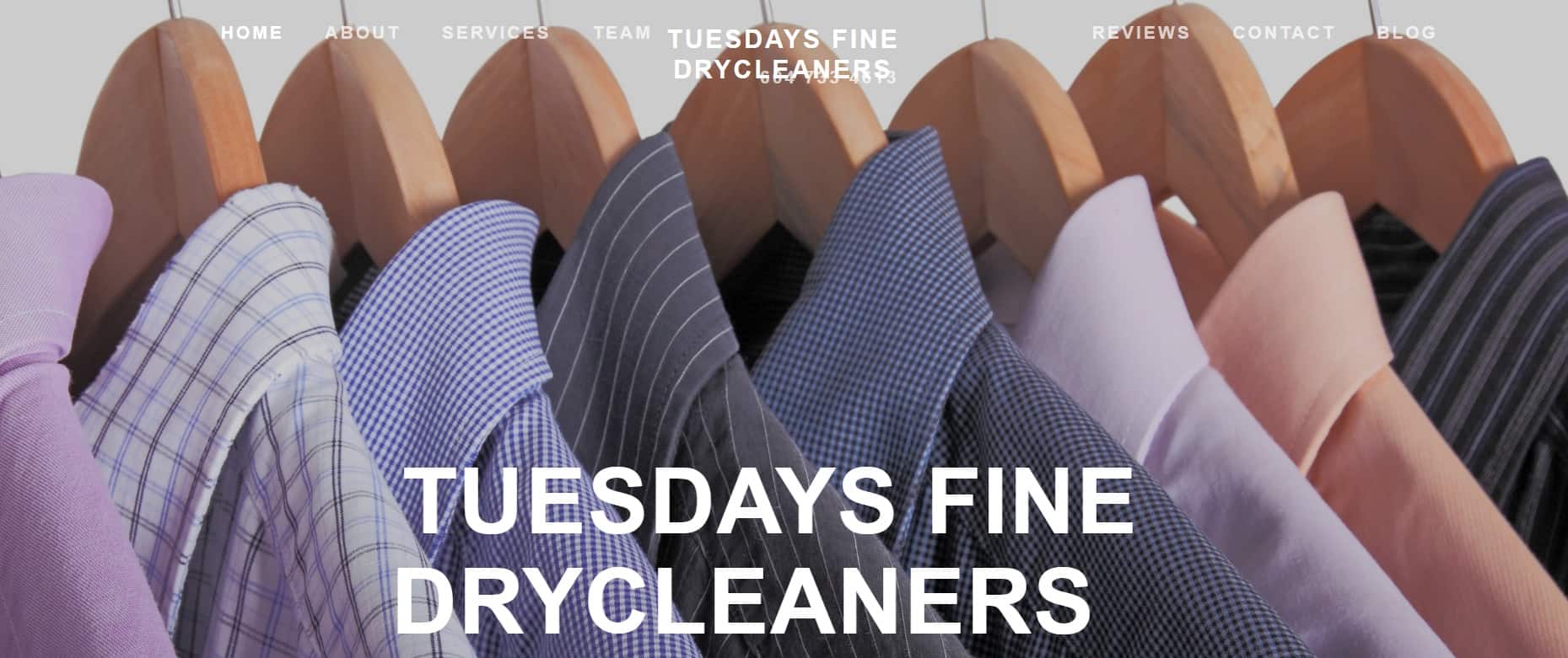 Tuesdays Fine Dry Cleaners Homepage