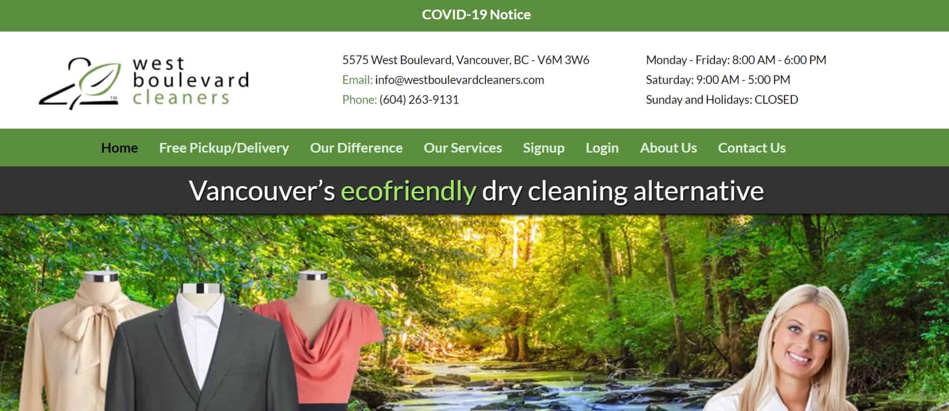 West Boulevard Cleaners Homepage