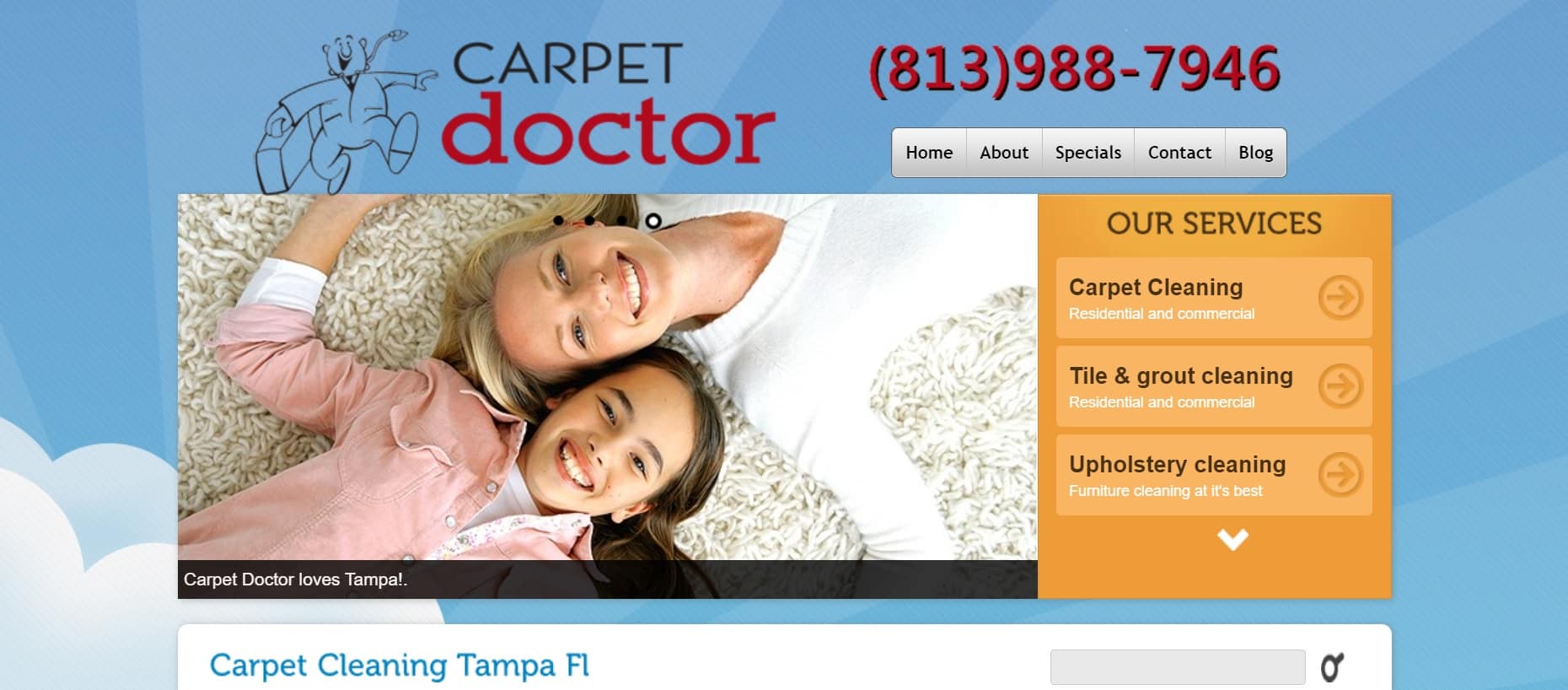 Carpet Doctor Homepage