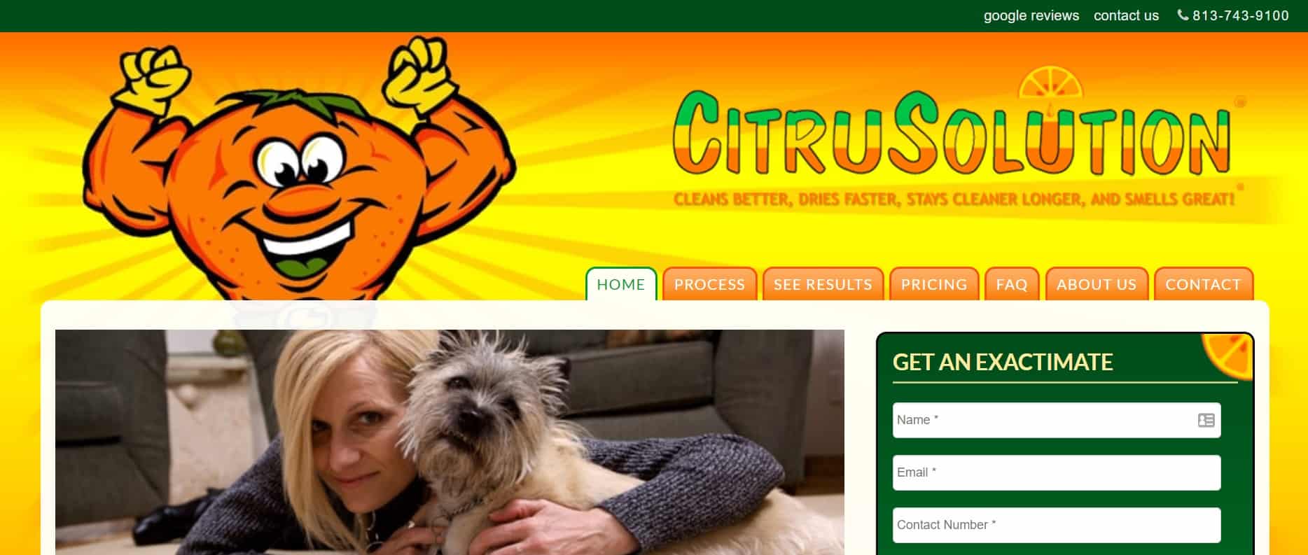 CitruSolution Carpet & Upholstery Cleaning of Tampa Homepage