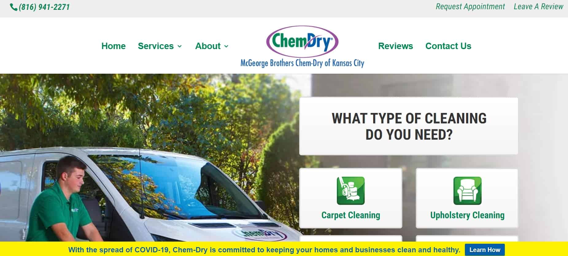 McGeorge Brothers Chem-Dry of Kansas City Homepage