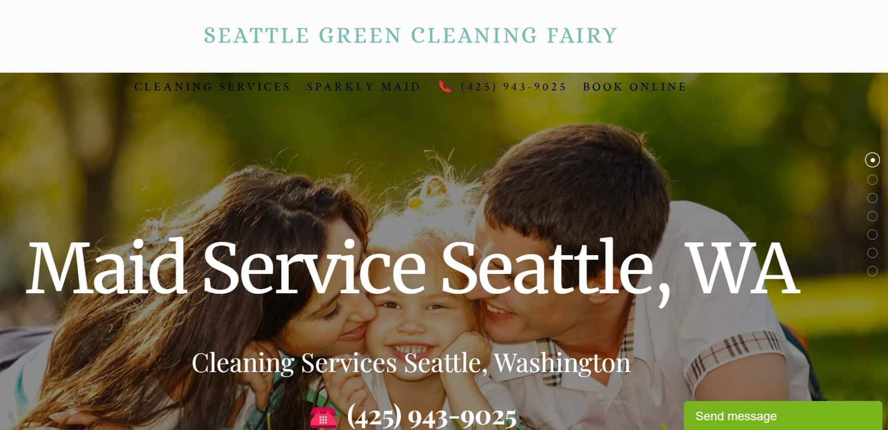 Seattle’s Green Cleaning Fairy Homepage