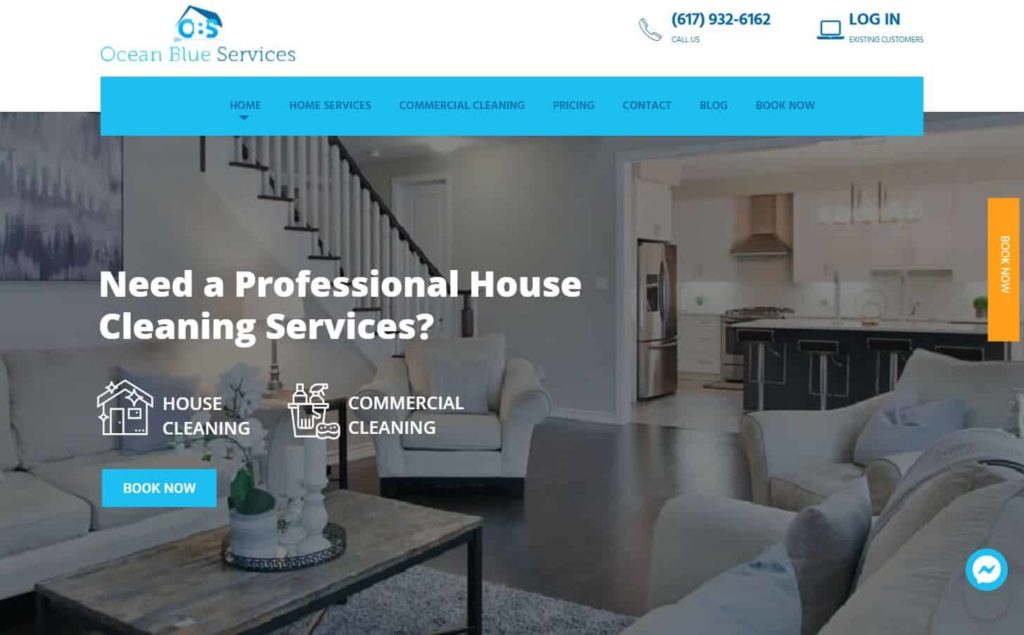 Ocean Blue Services' Homepage