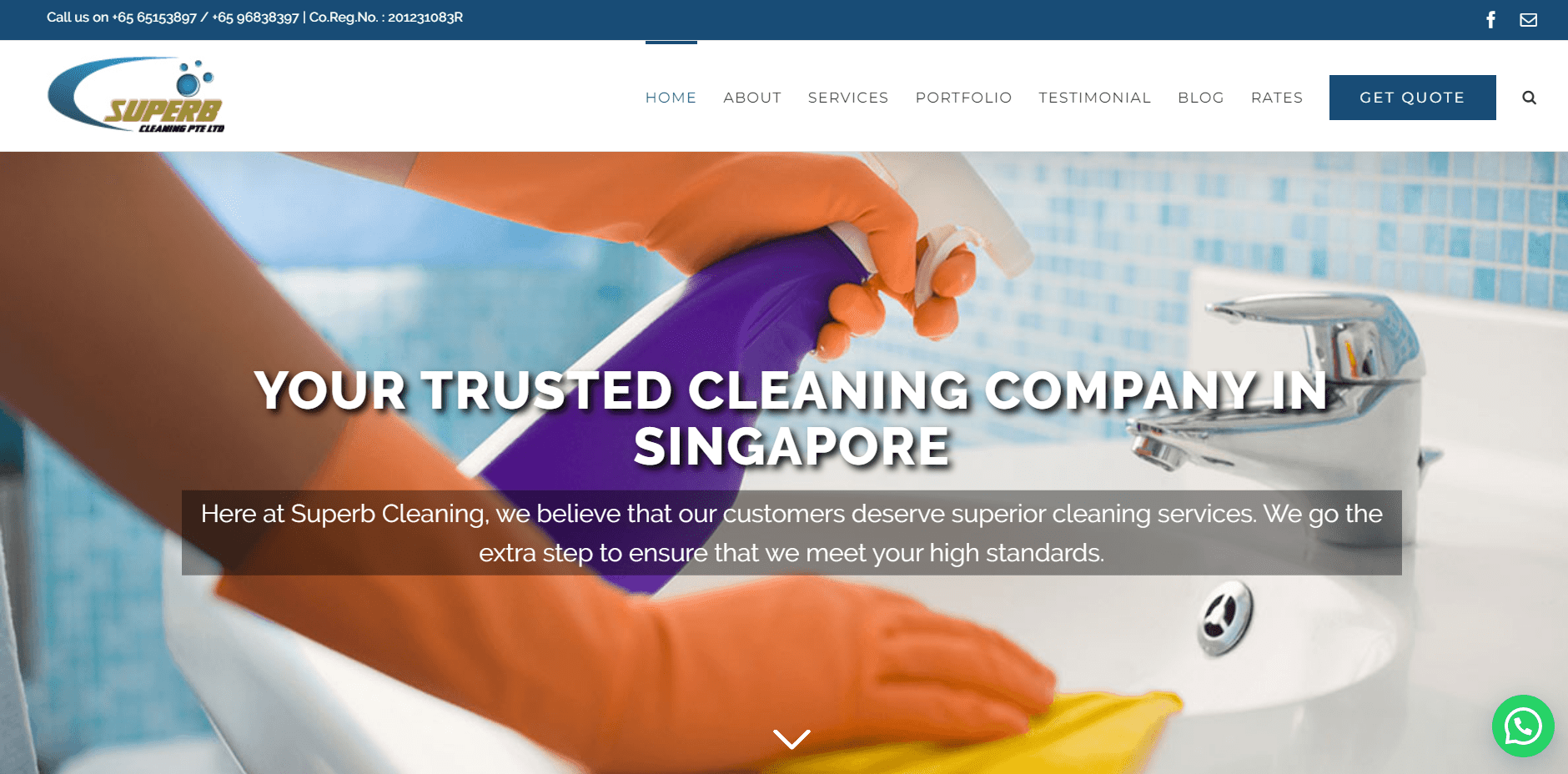 Superb Cleaning's Homepage