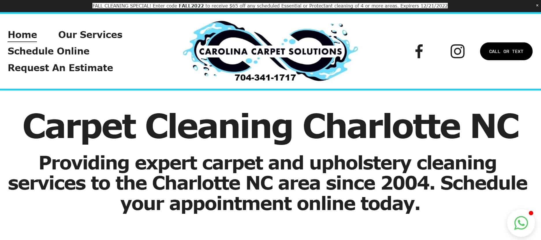 Carolina Carpet Solutions Homepage