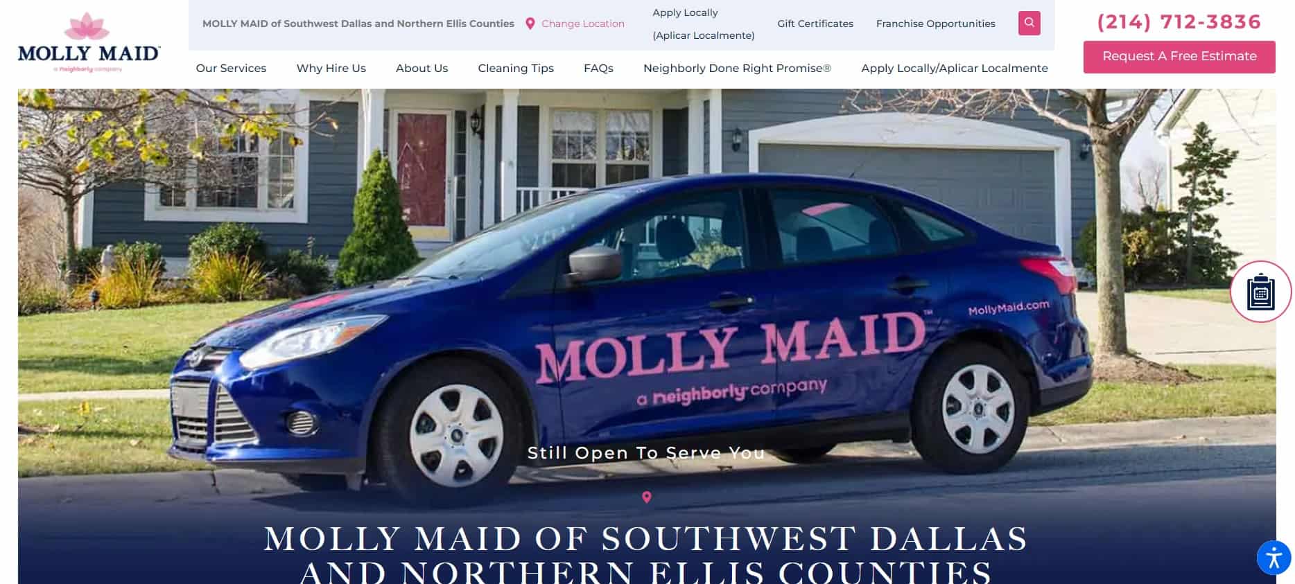 Molly Maid Homepage