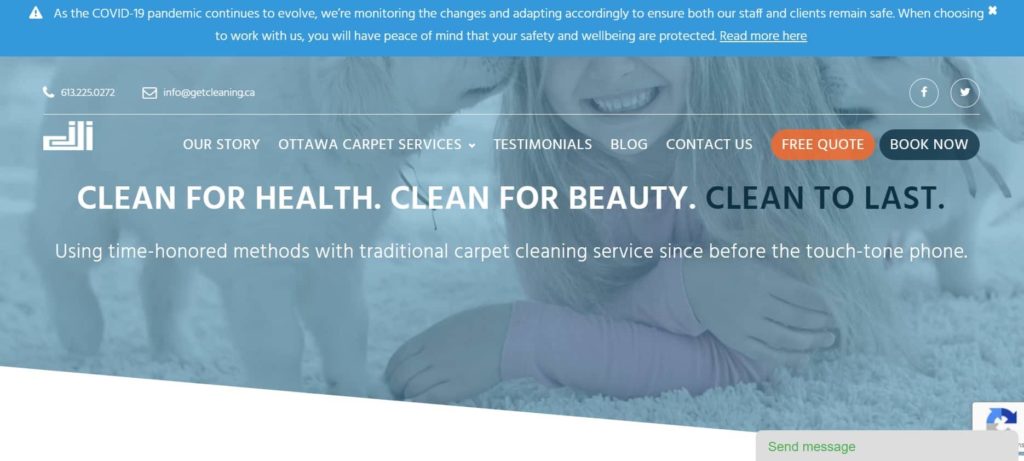 Ottawa Carpet Clean Homepage