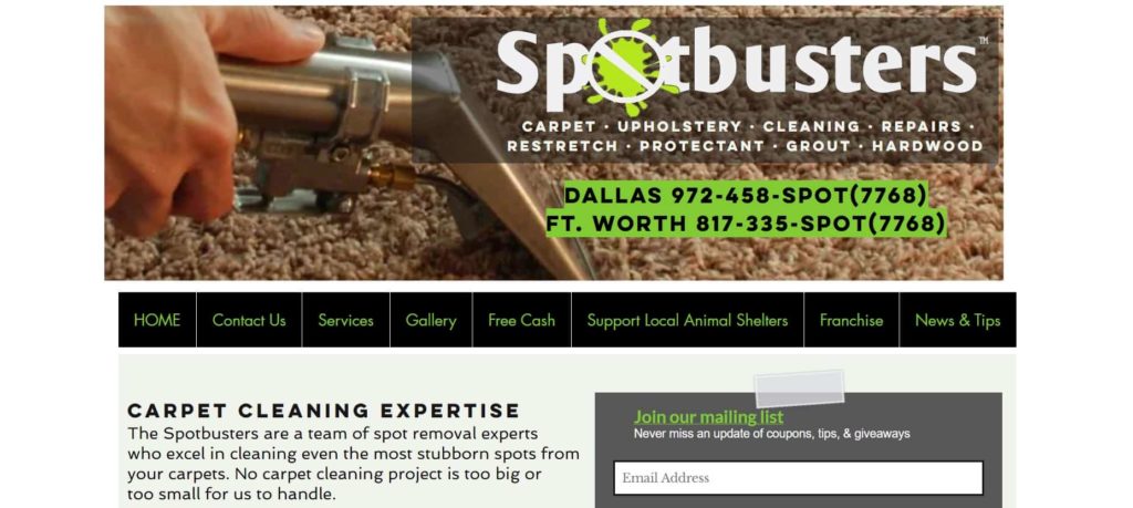 Spot Busters Homepage