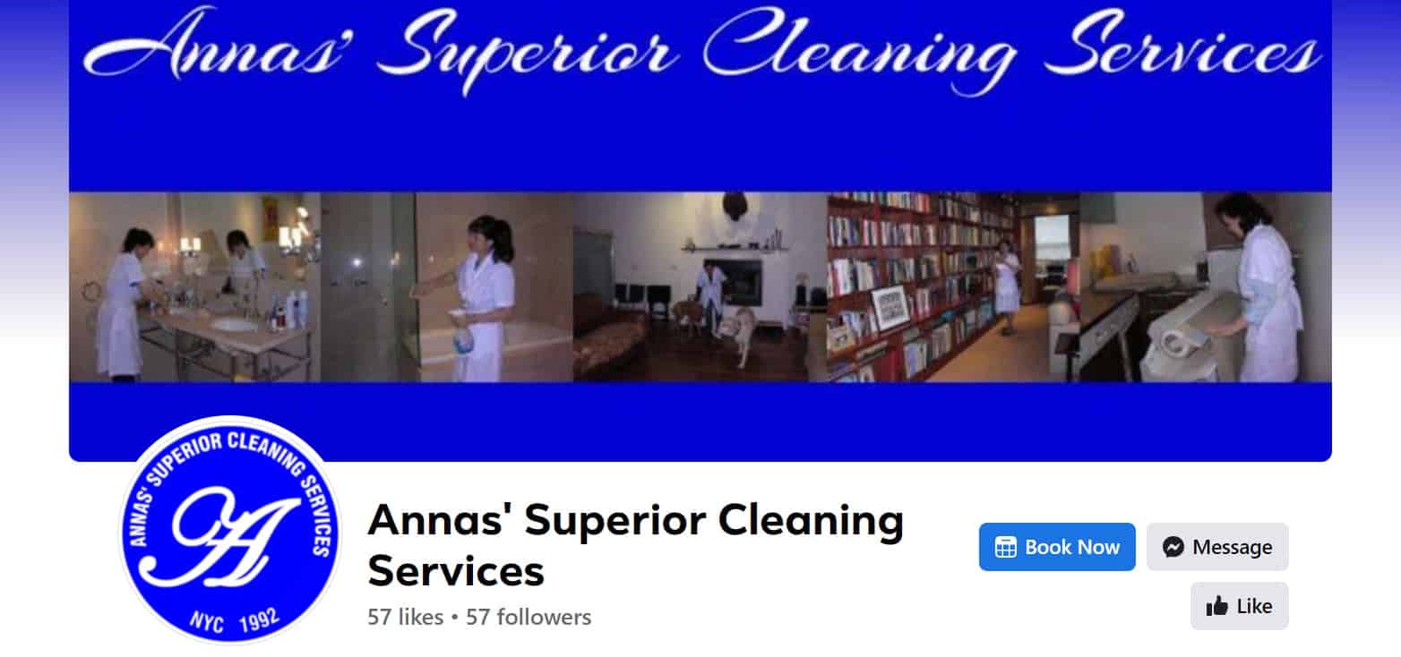 Annas’ Superior Cleaning Services Homepage