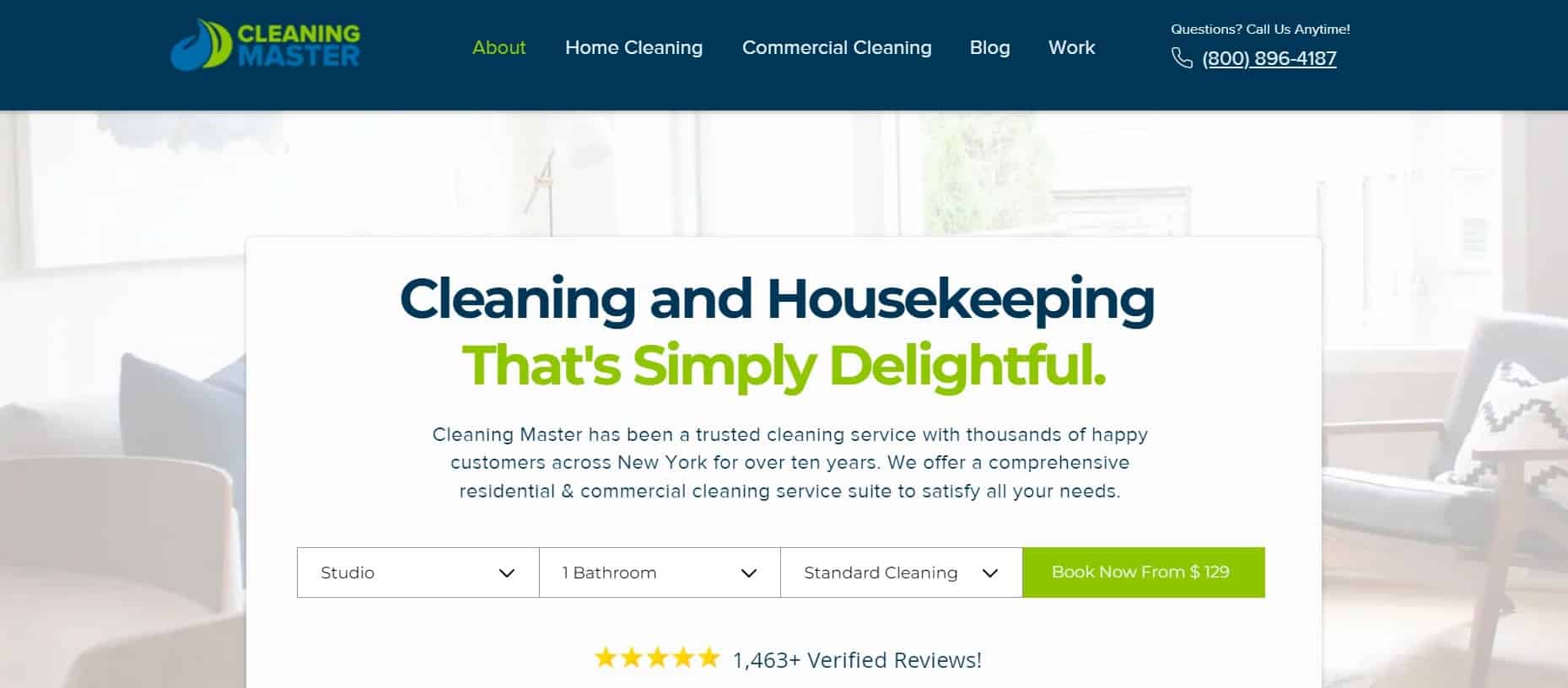 Cleaning Master Homepage