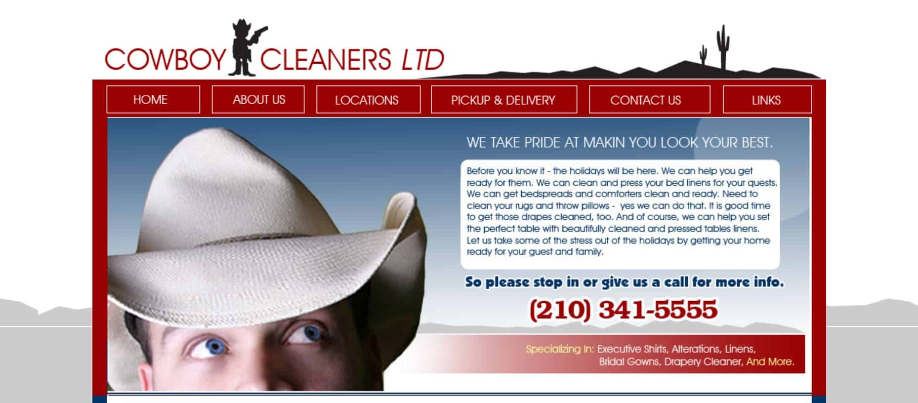 Cowboy Cleaners Homepage