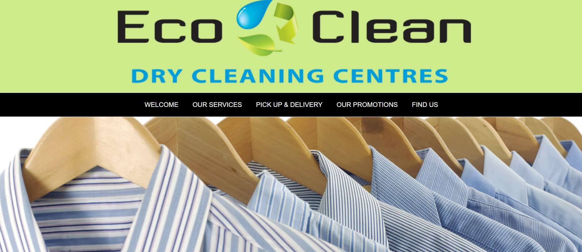 Eco Clean Homepage