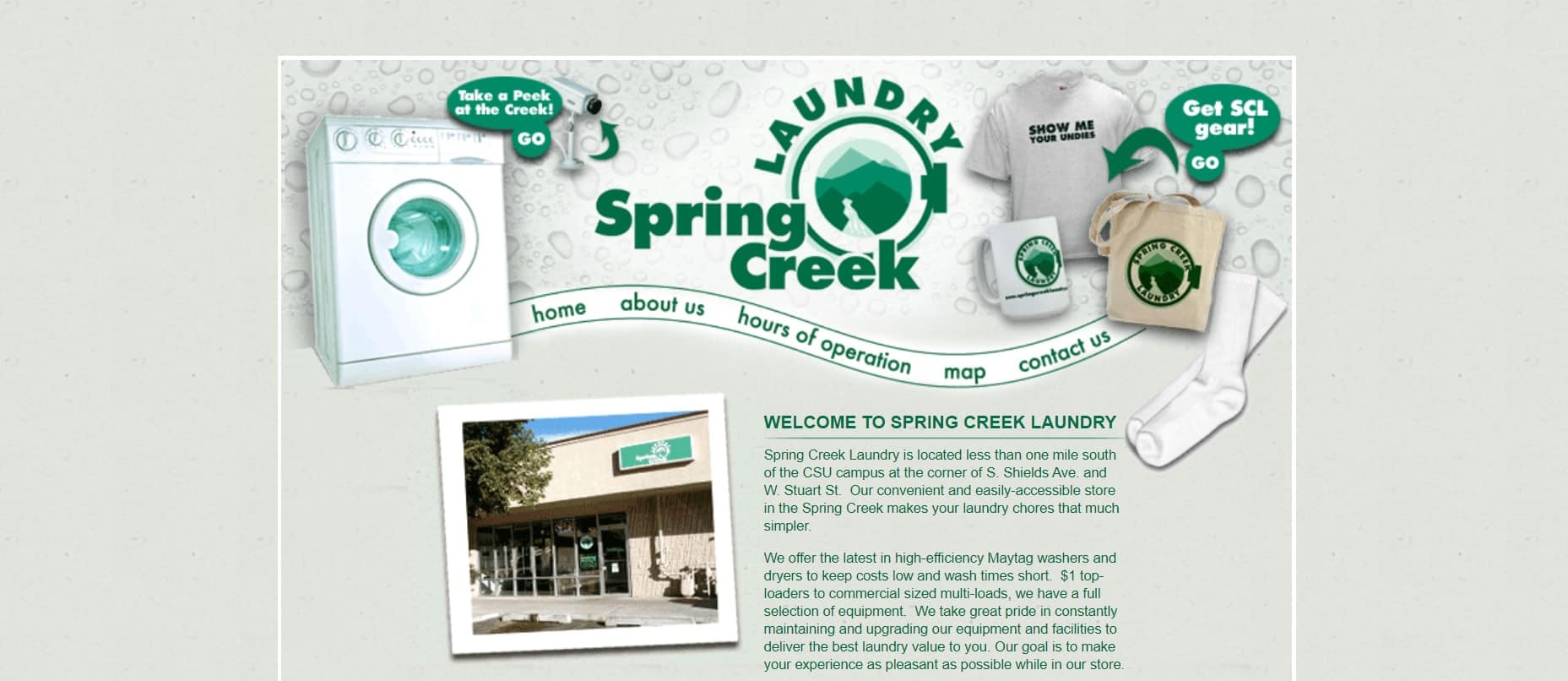 Spring Creek Laundry Homepage