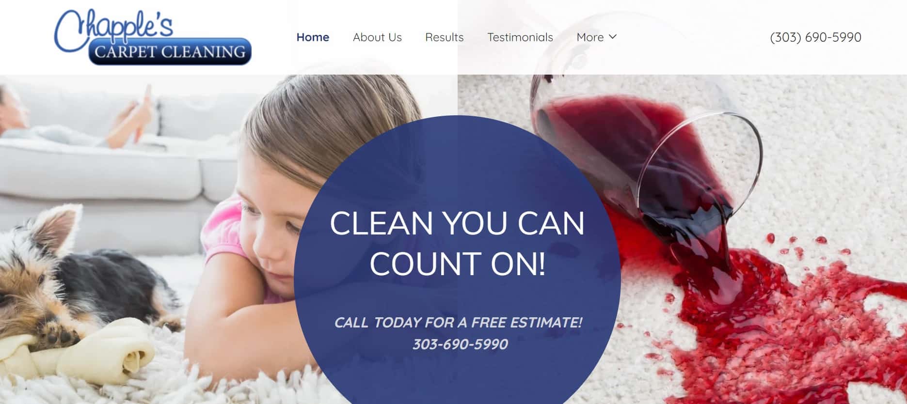 Chapple’s Carpet Cleaning Homepage