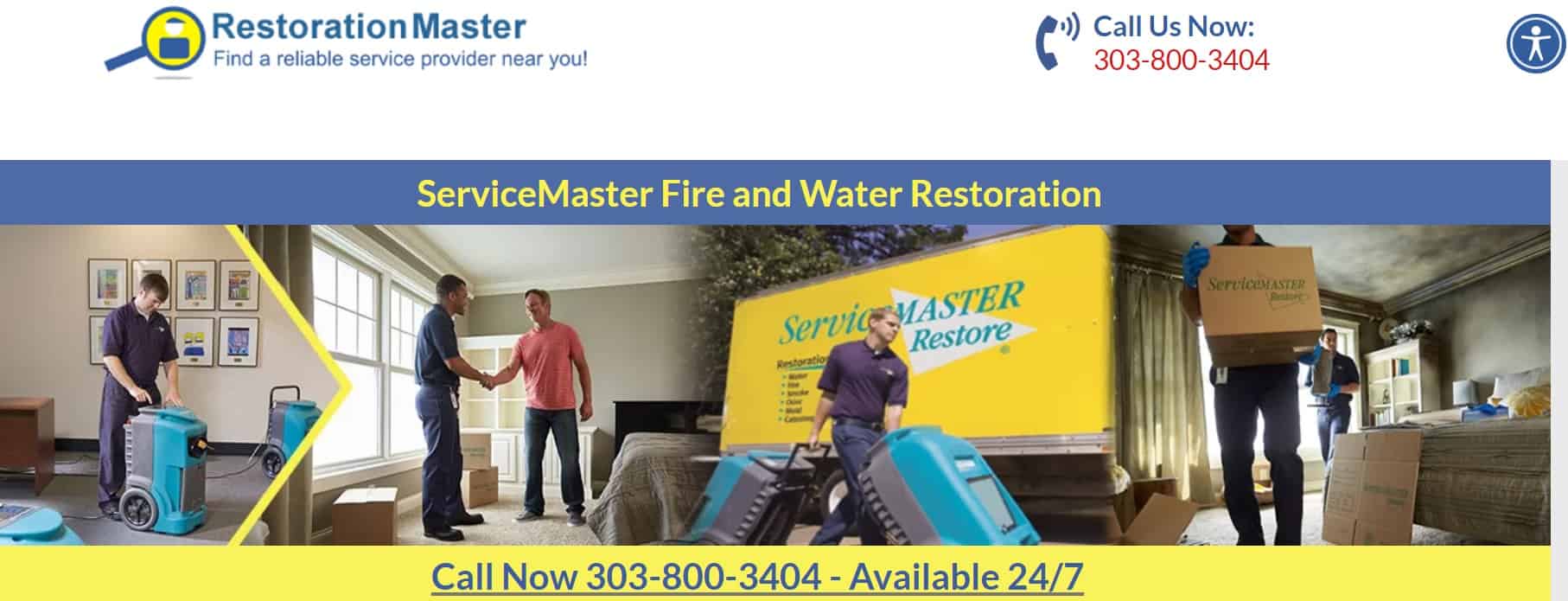 Service Master Homepage