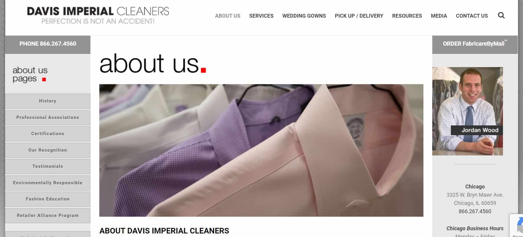 Davis Imperial Cleaners Homepage