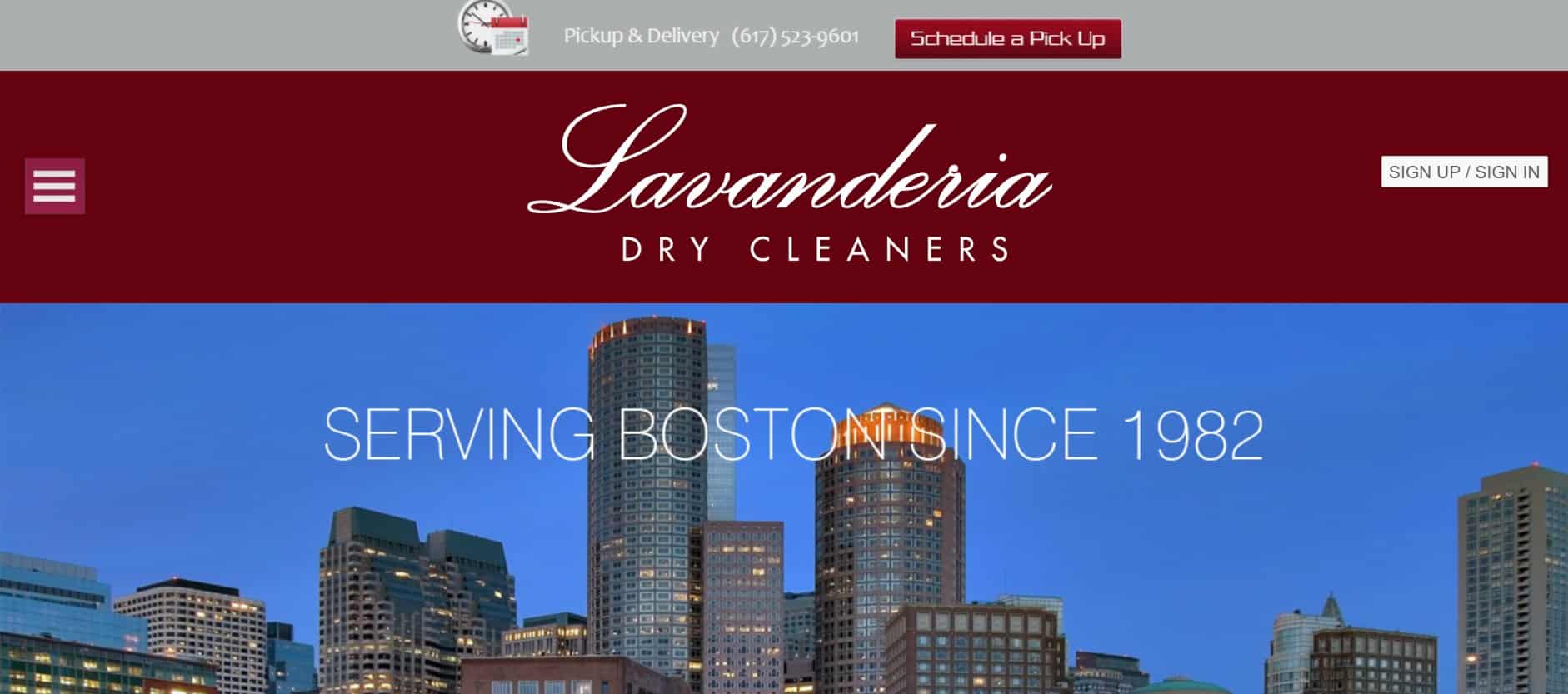 Lavanderia Homepage