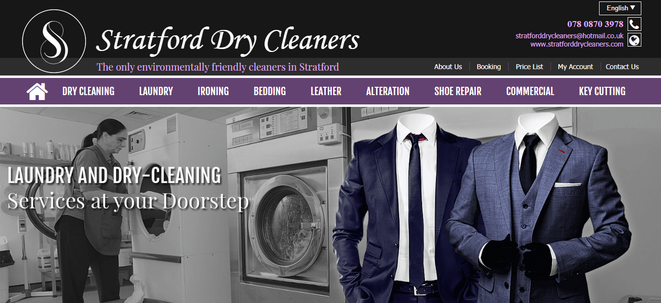 Stratford Dry Cleaners' Homepage