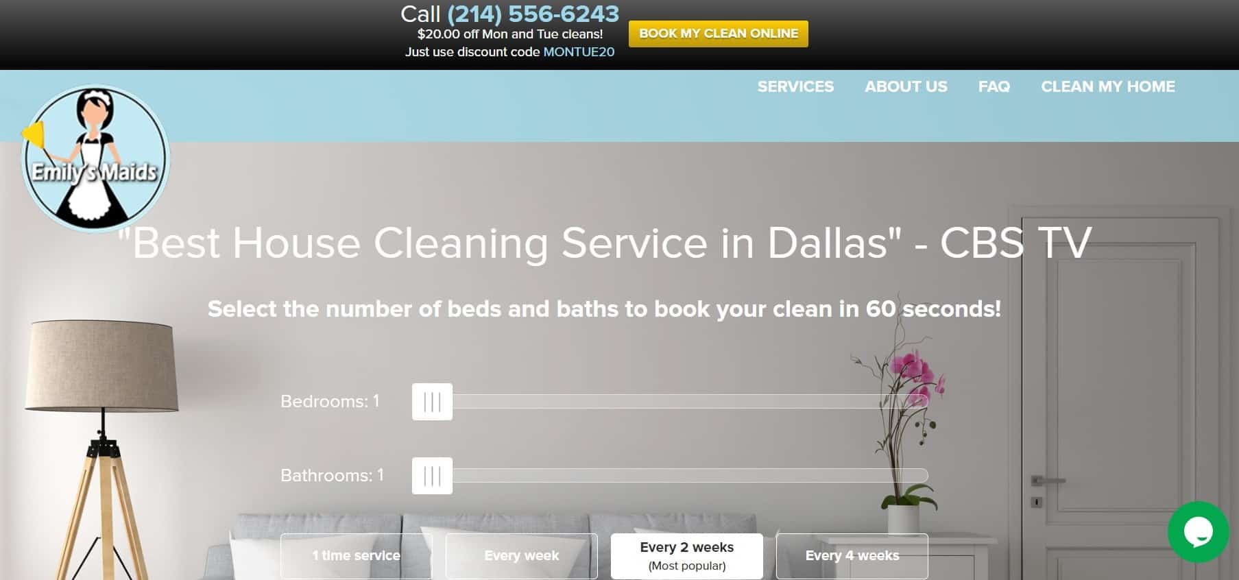 Emily’s Maids Homepage