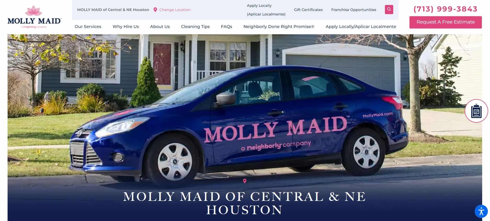 Molly Maid Homepage