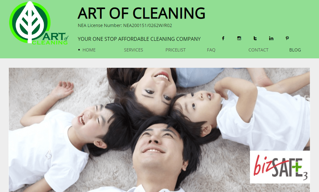 Art of Cleaning's Homepage