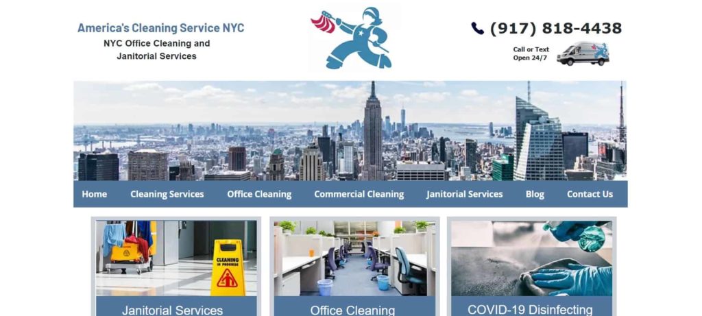 America's Cleaning Service Homepage