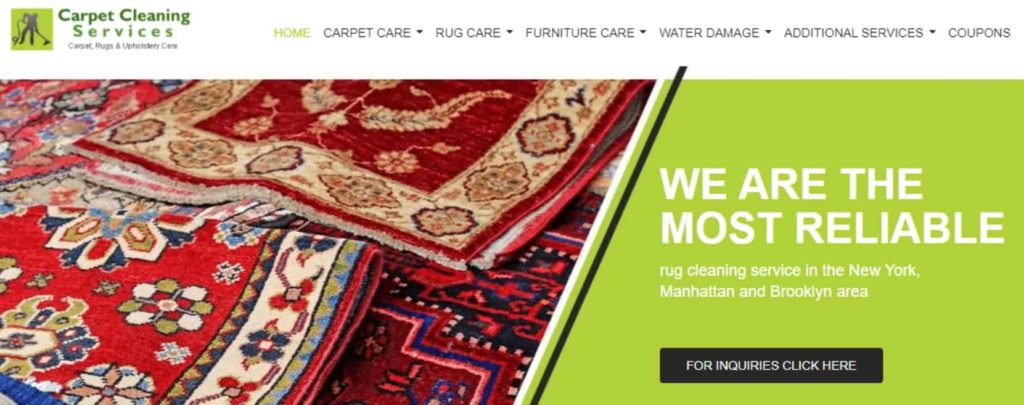 BH Carpet Cleaning Homepage