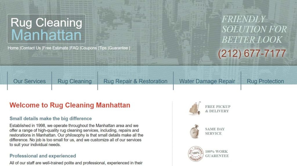 Rug Cleaning Manhattan Homepage