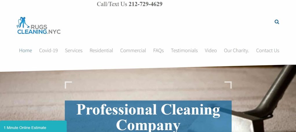 Rugs Cleaning Homepage