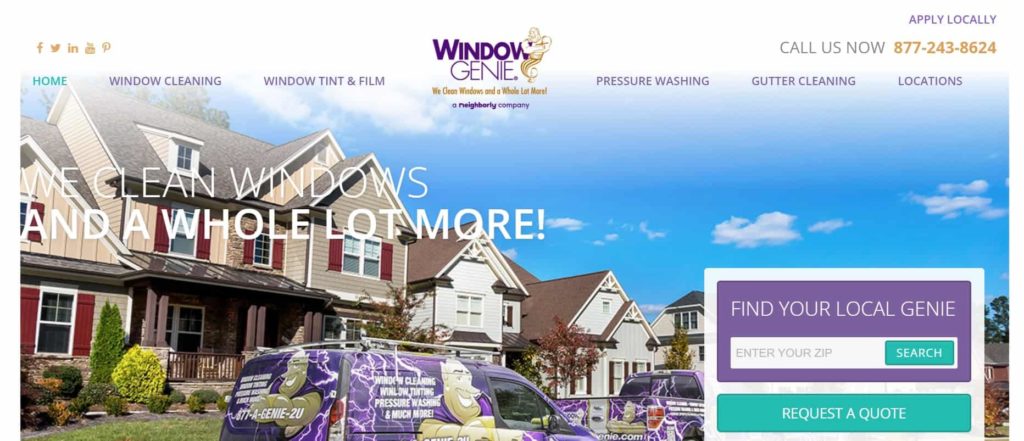 Window Genie Homepage