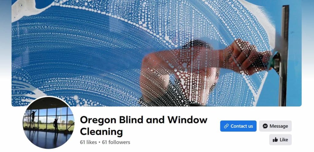 Oregon Blind & Window Cleaning Homepage