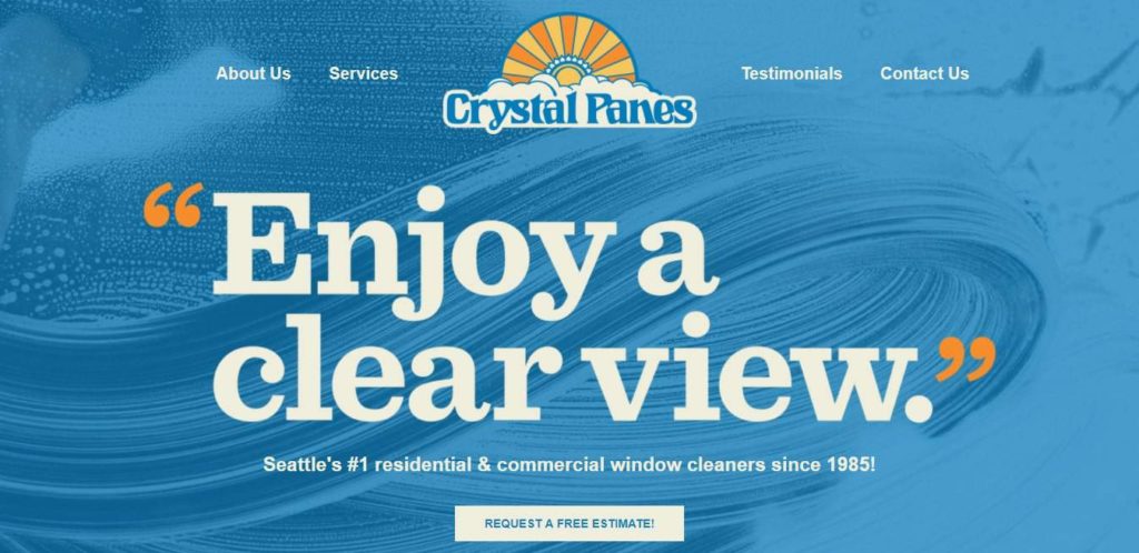 Crystal Panes Window & Gutter Cleaning's Homepage