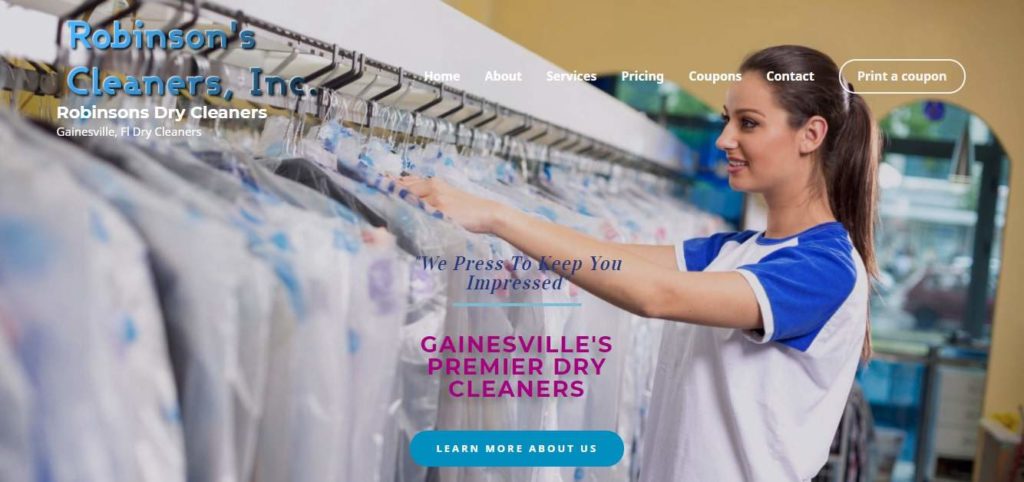 Robinson's Cleaners' Homepage