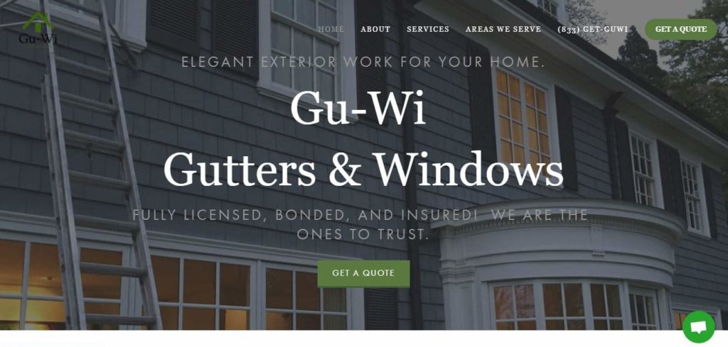 Gu-Wi Gutters & Windows' Homepage