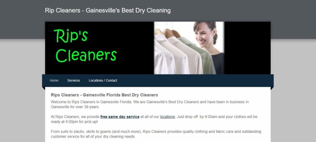 Rip's Cleaners' Homepage