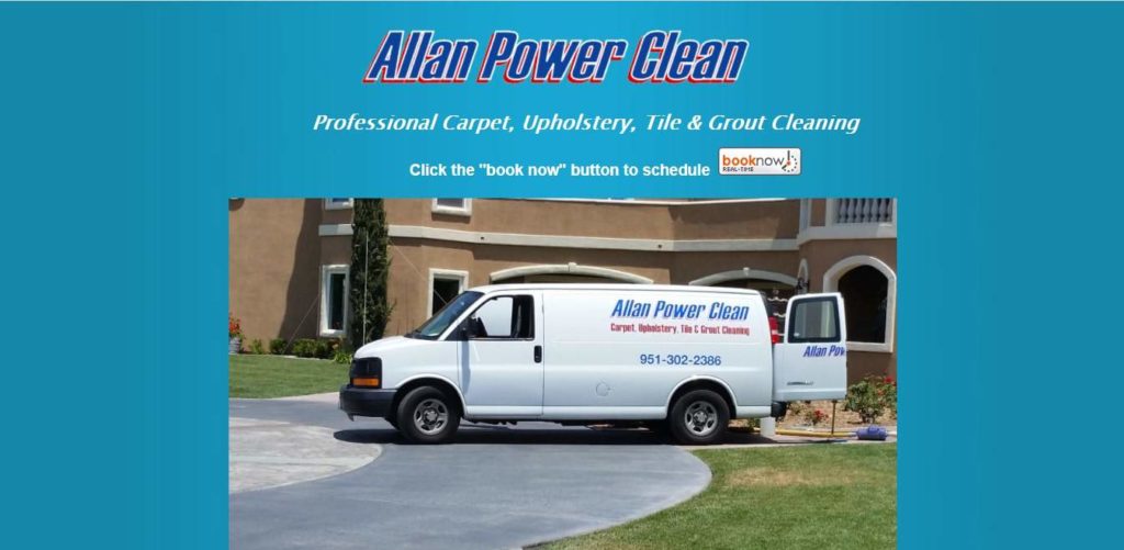 Allan Power Clean Carpet Cleaning's Homepage