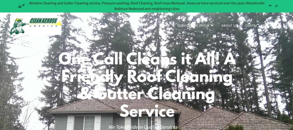 Clean Across America Homepage