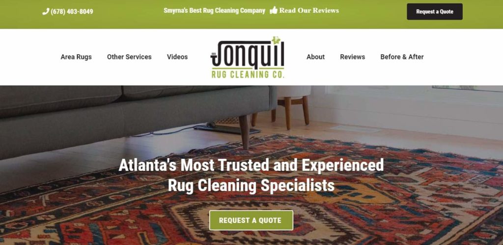 Jonquil Rug Cleaning Company's Homepage