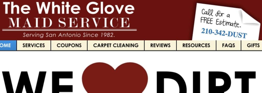 The White Glove Maid Service's Homepage