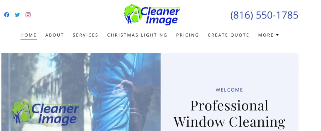 A Cleaner Image Window Cleaning's Homepage