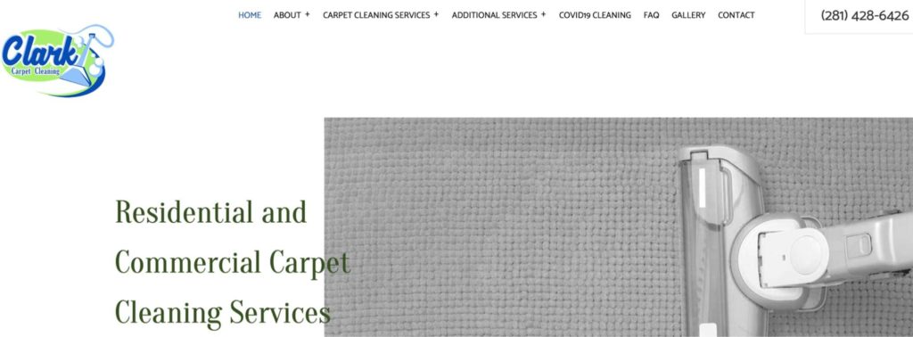 Clark Carpet Cleaning's Homepage