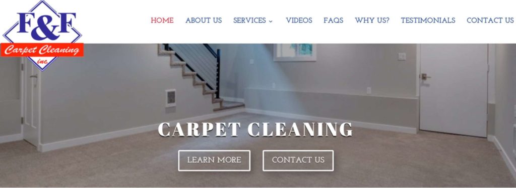 F & F Carpet Cleaning Inc.'s Homepage