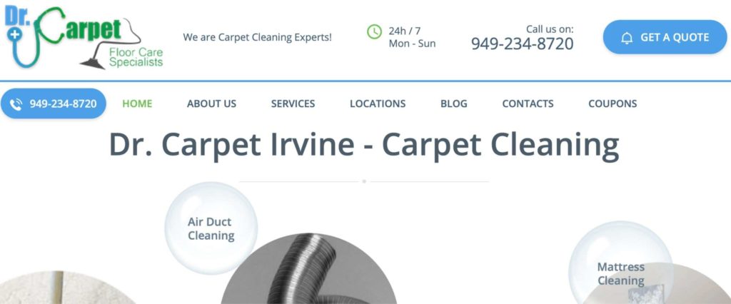 Dr. Carpet Irvine's Homepage